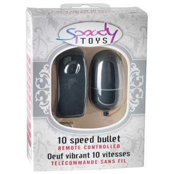 Oeuf vibrant tlcommand 10 vitesses noir