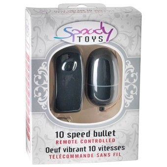 Oeuf vibrant tlcommand 10 vitesses noir