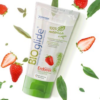 Lubrifiant Fraise � l'Eau Bioglide 80mL