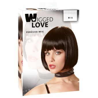 Perruque Brune Courte Wigged Love