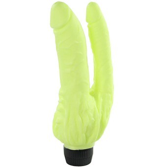 Vibromasseur Double Fluorescent 20cm 3,5