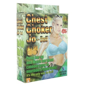 Poupe Gonflable Blonde Gros Seins Choker
