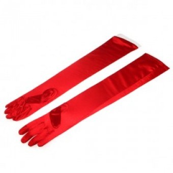 Gants Rouges Longs