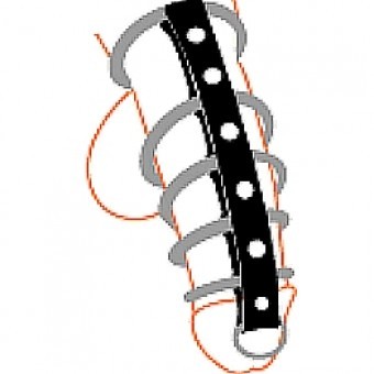 Cockring Gaine Cuir Anneaux Metal Amovibles
