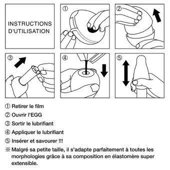 Masturbateur Oeuf Tenga Silky