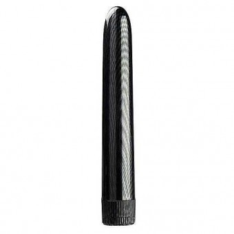 Vibromasseur Noir Fin Design 17cm �2,5