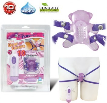 Culotte Vibrante et Oeuf 10 Vitesses Bear Desire