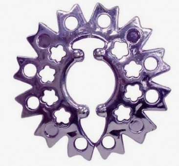 Bijoux T�tons Mauves Brillants