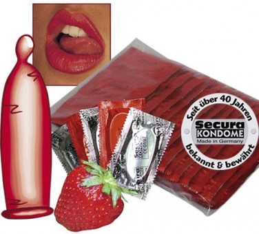 100 Pr�servatifs A la Fraise