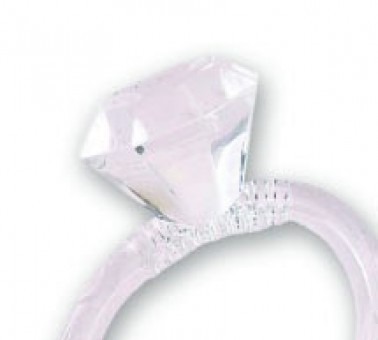 Cockring en Silicone Faux Diamant