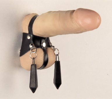 Extenseur de Testicules en Cuir