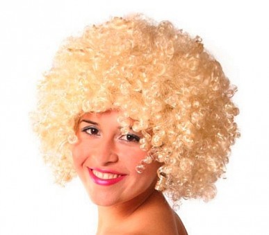 Perruque Afro Blonde Sexy