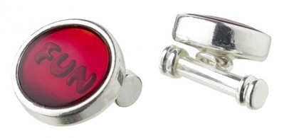 Cuff links - Rouge
