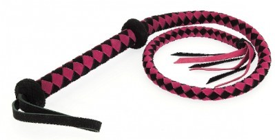 Fouet en Cuir Rose