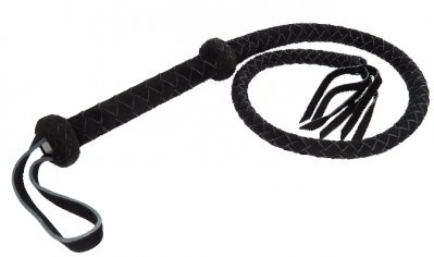 Fouet Cuir Noir
