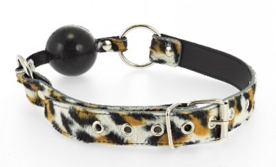 Baillon Cuir Leopard