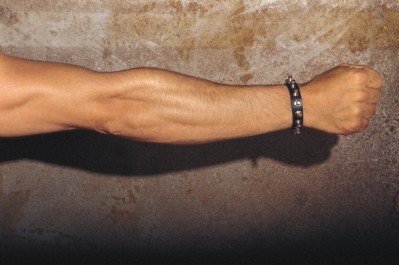 Bracelet Mince Cuir A Rivets