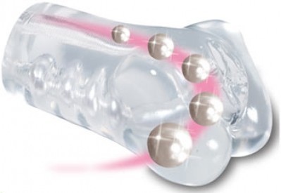 Vagin Transparent a Billes Stimulantes