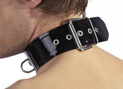 Collier Latex Noir