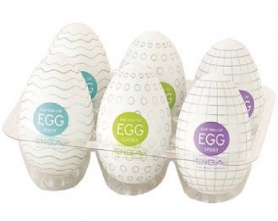 Masturbateurs Oeuf Tenga Pack de 6