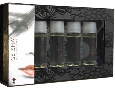 Coffret 4 Huiles de Massage Geisha