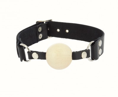 Baillon Cuir Boule bois