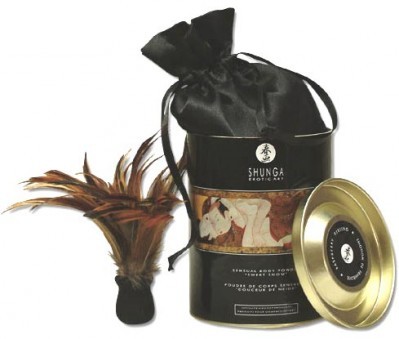 Poudre Comestible Fruits Exotiques Avec Plumeau