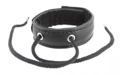 Cockring Cuir Velcro Et Lacet
