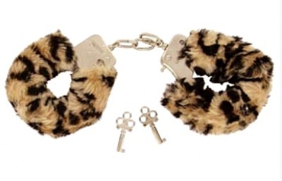 Menottes M�tal Fourrure Tigre