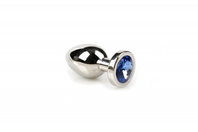 Rosebud Anal Plug Bleu 8cm �3