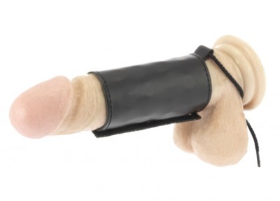 Cockring Gaine Cuir Avec Piquants
