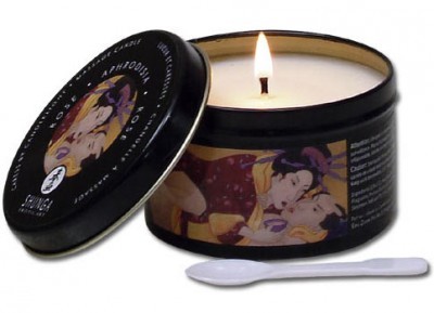 Bougie de Massage Rose Shunga