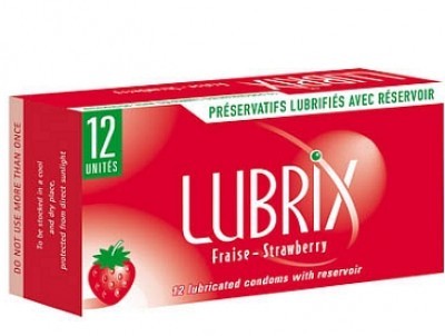 Pr�servatifs Fraise Lubrix X 12