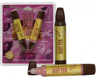 Stylo Fraise Chocolat Body Painting