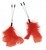 Bijoux SM Plumes Rouges