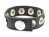Cockring Cuir Rivets Metal