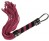 Martinet Cuir Rose Noir 25 cm