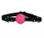 Ball Gag Cuir Balle Latex Molle