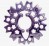 Bijoux T�tons Mauves Brillants