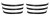 Jarreti�re Triple R�glable avec Strass TU