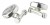 Cuff links - argent