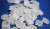 P�tales de Roses en Tissus Blanc
