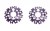 Bijoux T�tons Mauves Brillants