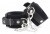 Menottes Poignets Cuir Noir