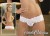 String Sexy Dentelle Blanche