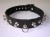 Collier Cuir Avec Rivets Arrondis