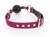 Ballgag Cuir Rose