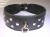 Collier Cuir Large Avec Rivets