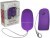 Oeuf vibrant t�l�command� 10 vitesses violet 6cm �3