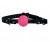 Ball Gag Cuir Balle Latex Molle